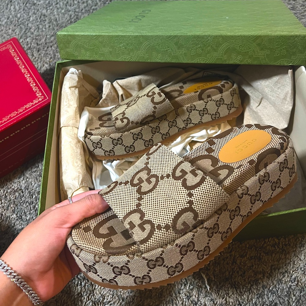 Gucci platform sandals